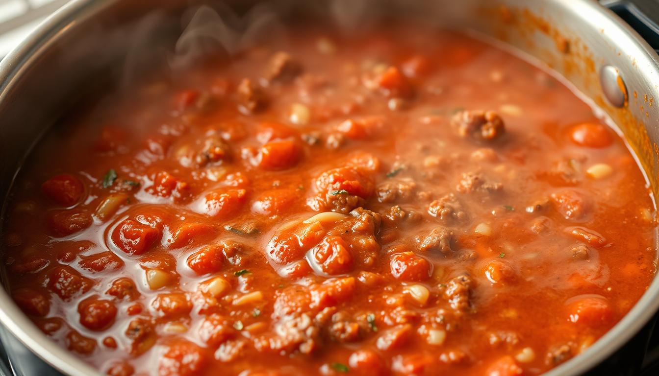 fresh spaghetti sauce