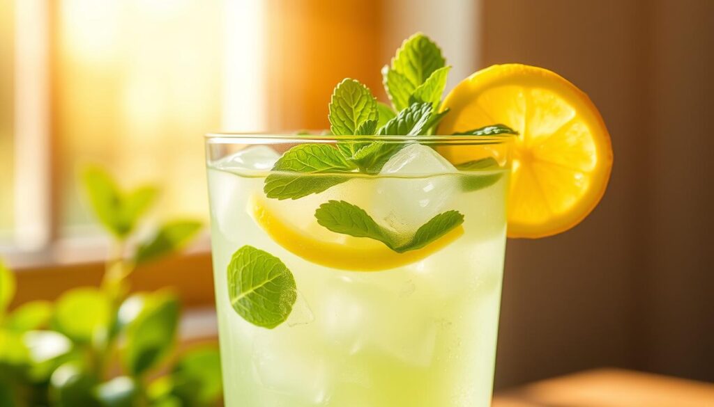 mint lemonade juice