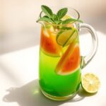 watermelon lime agua fresca
