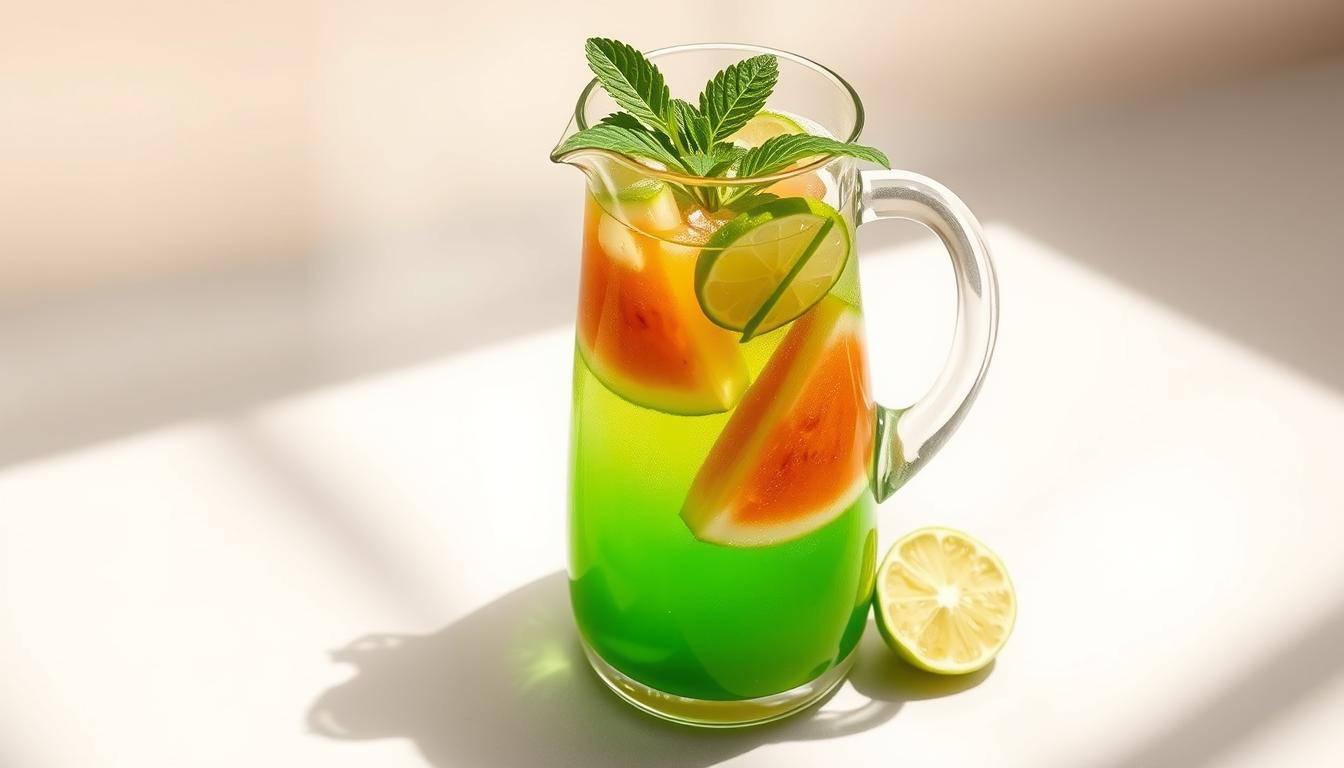 watermelon lime agua fresca