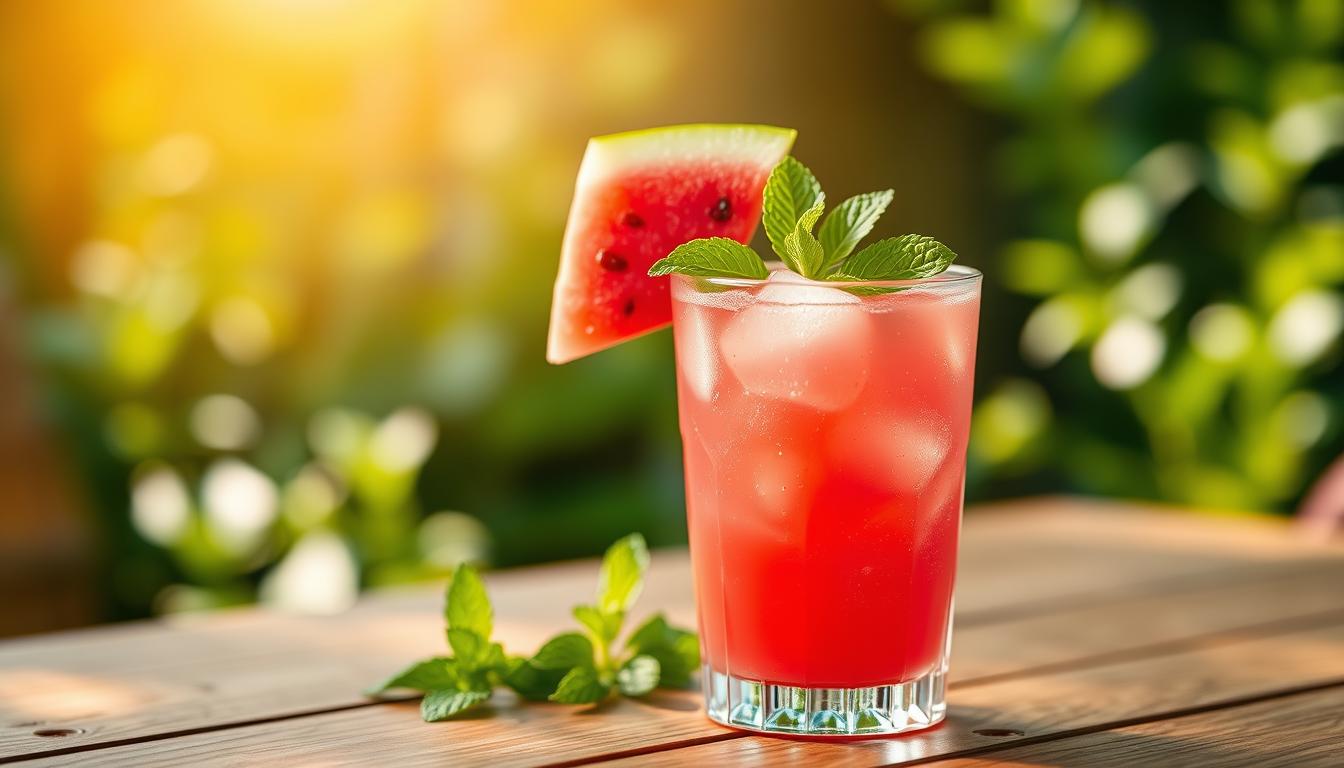 watermelon mint lemonade